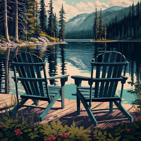 Chairs by the Lake