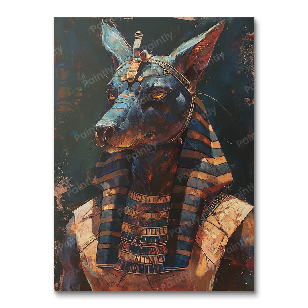 Egyptian God of the Dead Anubis I (Paint by Numbers)