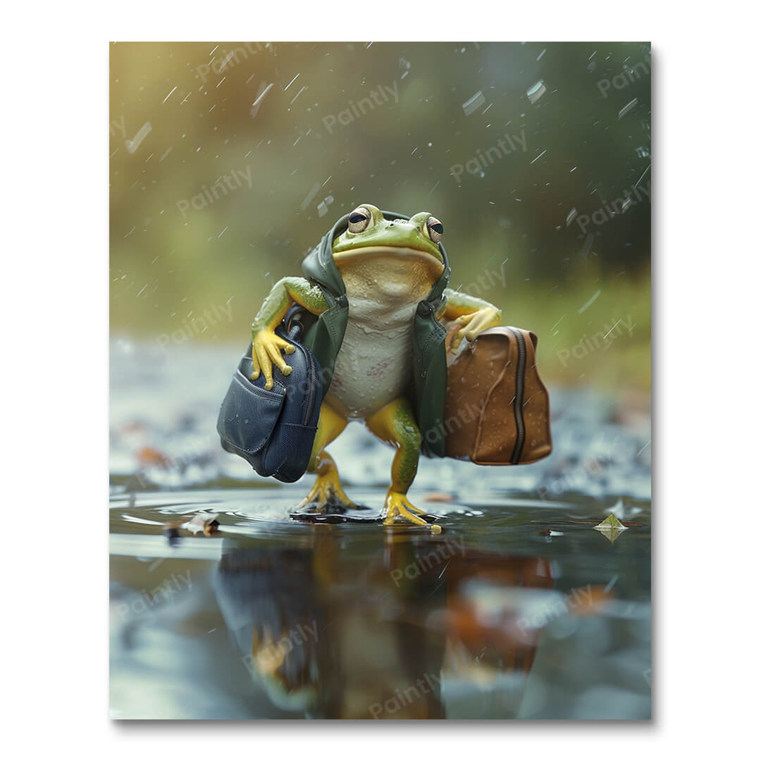 Frog Can't Catch a Break (Paint by Numbers)