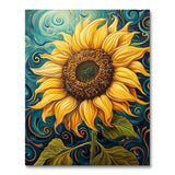 Vibrant Sunflower I (Paint by Numbers)