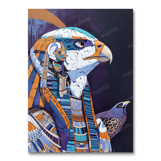 Egyptian God Horus (Paint by Numbers)