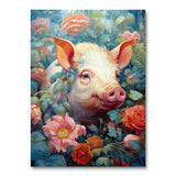 Floral Pig (Paint by Numbers)