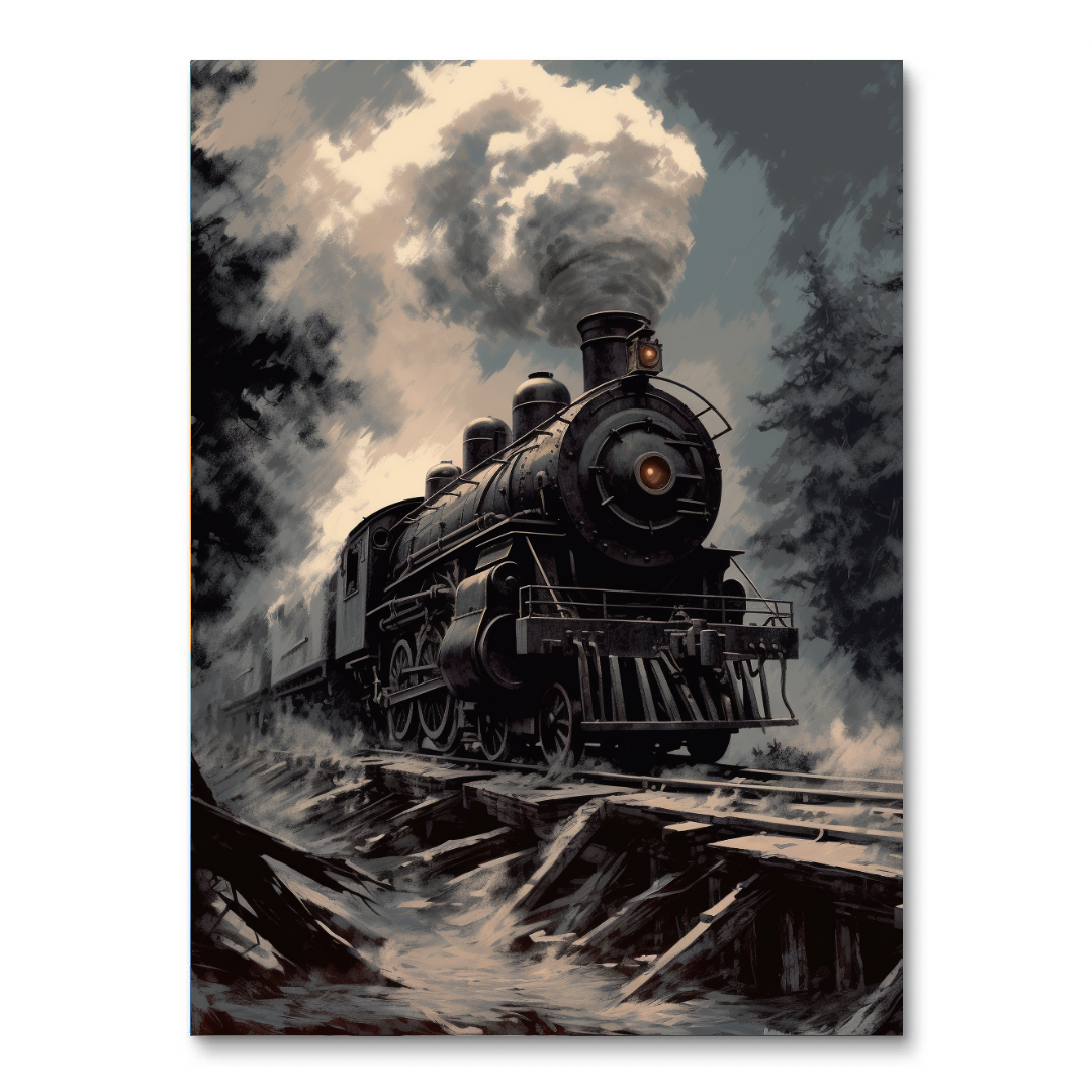 Hogwarts Express Train (Paint by Numbers)
