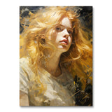 Golden-haired Girl (Paint by Numbers)