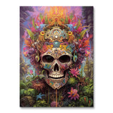 Aztec Skull in the Jungle (Paint by Numbers)