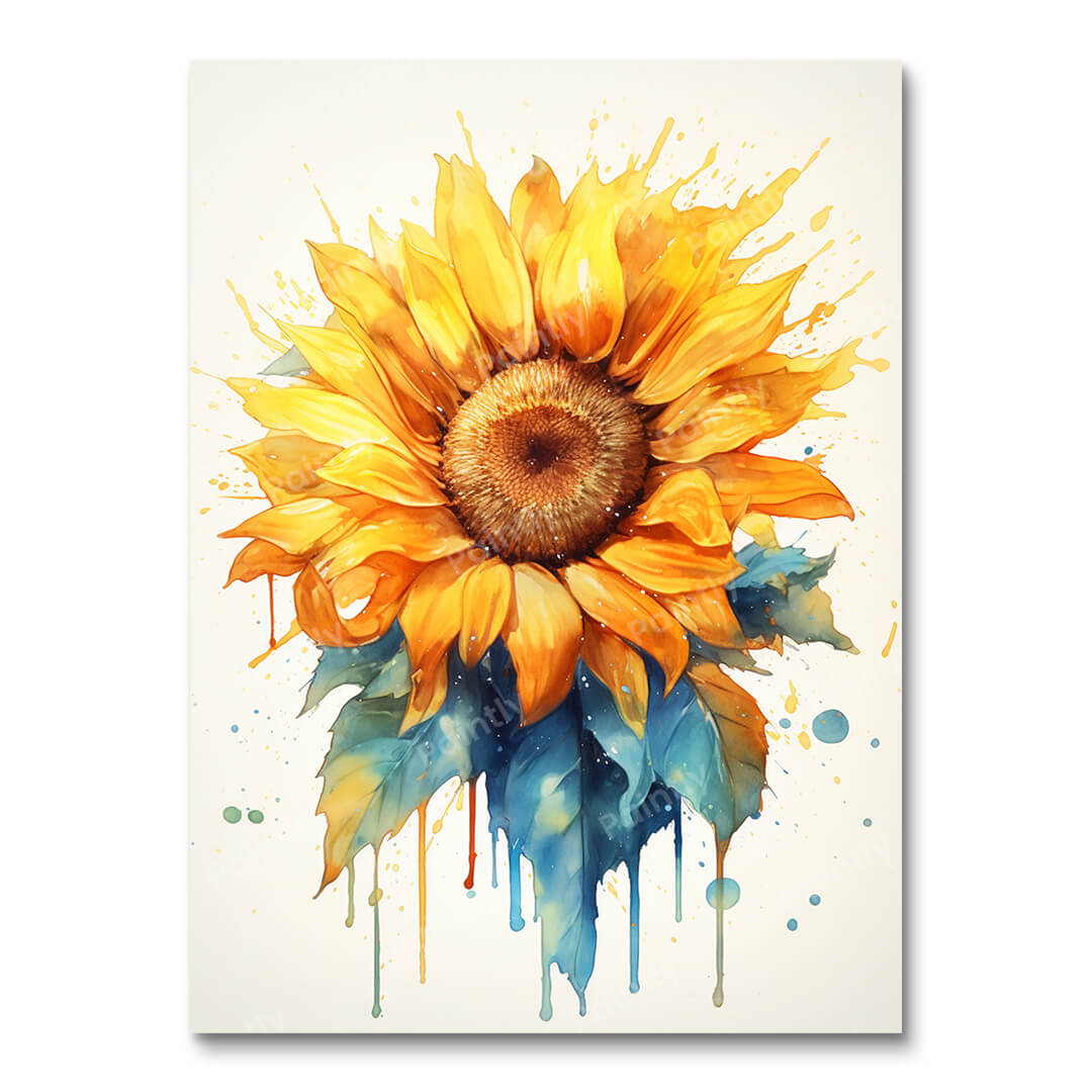 Sunflower Serenade (Paint by Numbers)