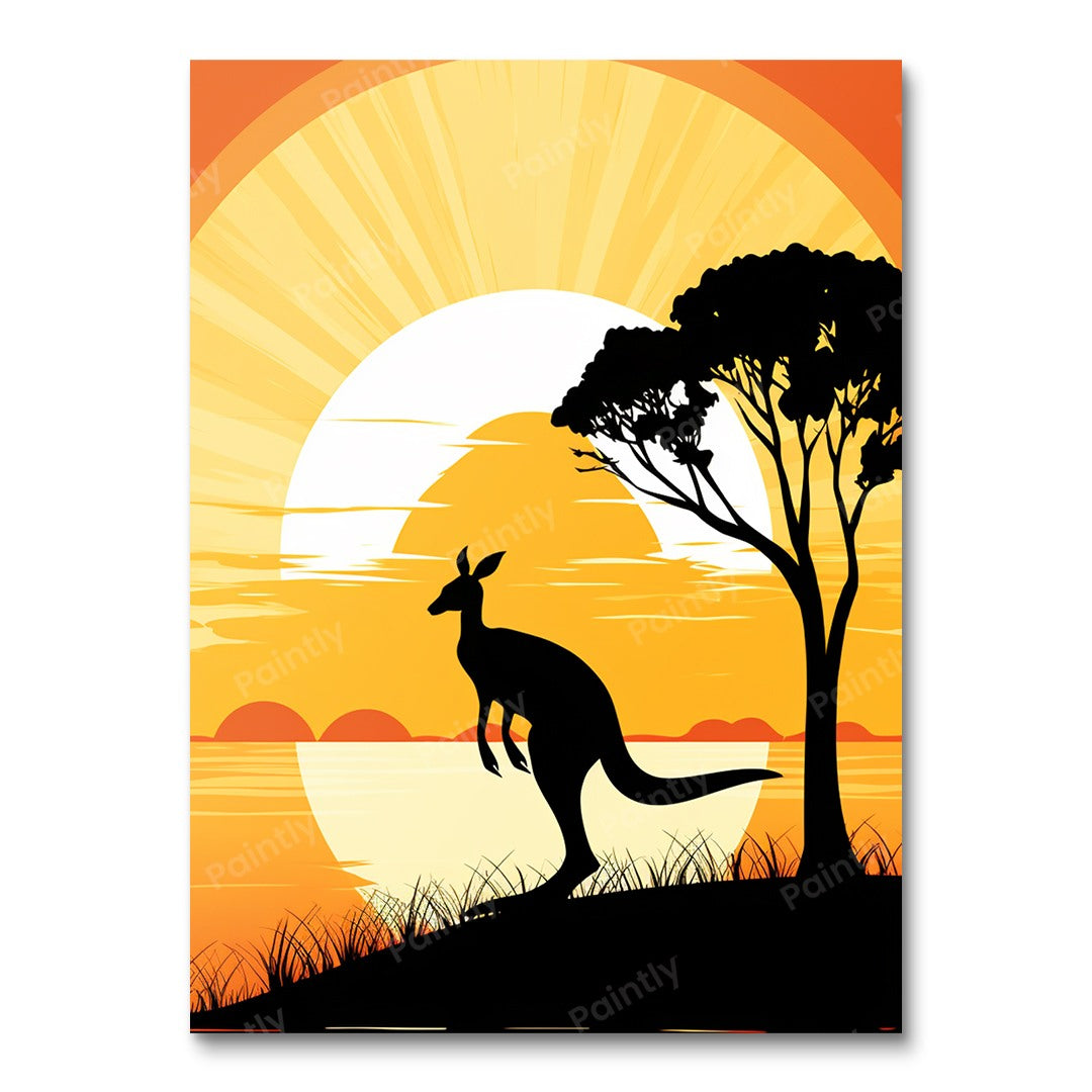 Solar Kangaroo II (Paint by Numbers)