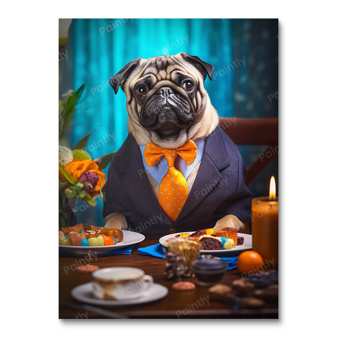 Chief Executive Pug (Paint by Numbers)