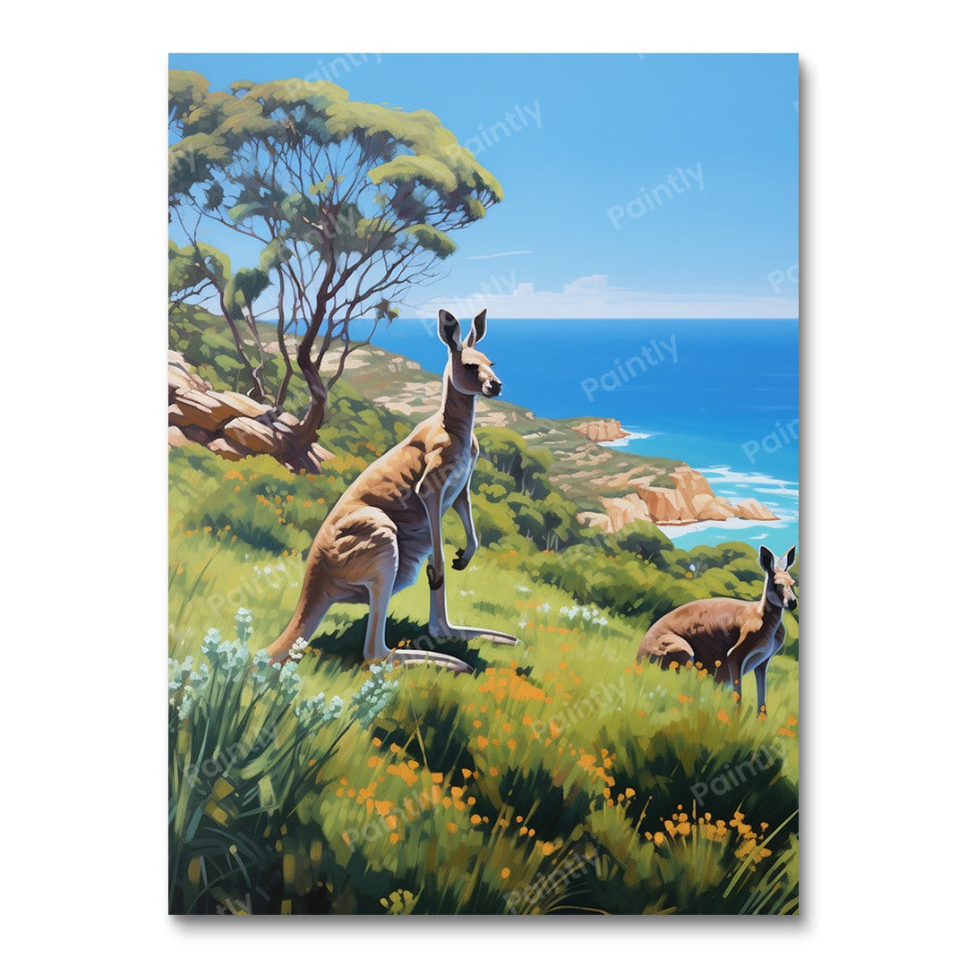 Kangaroo Chillout VI (Paint by Numbers)