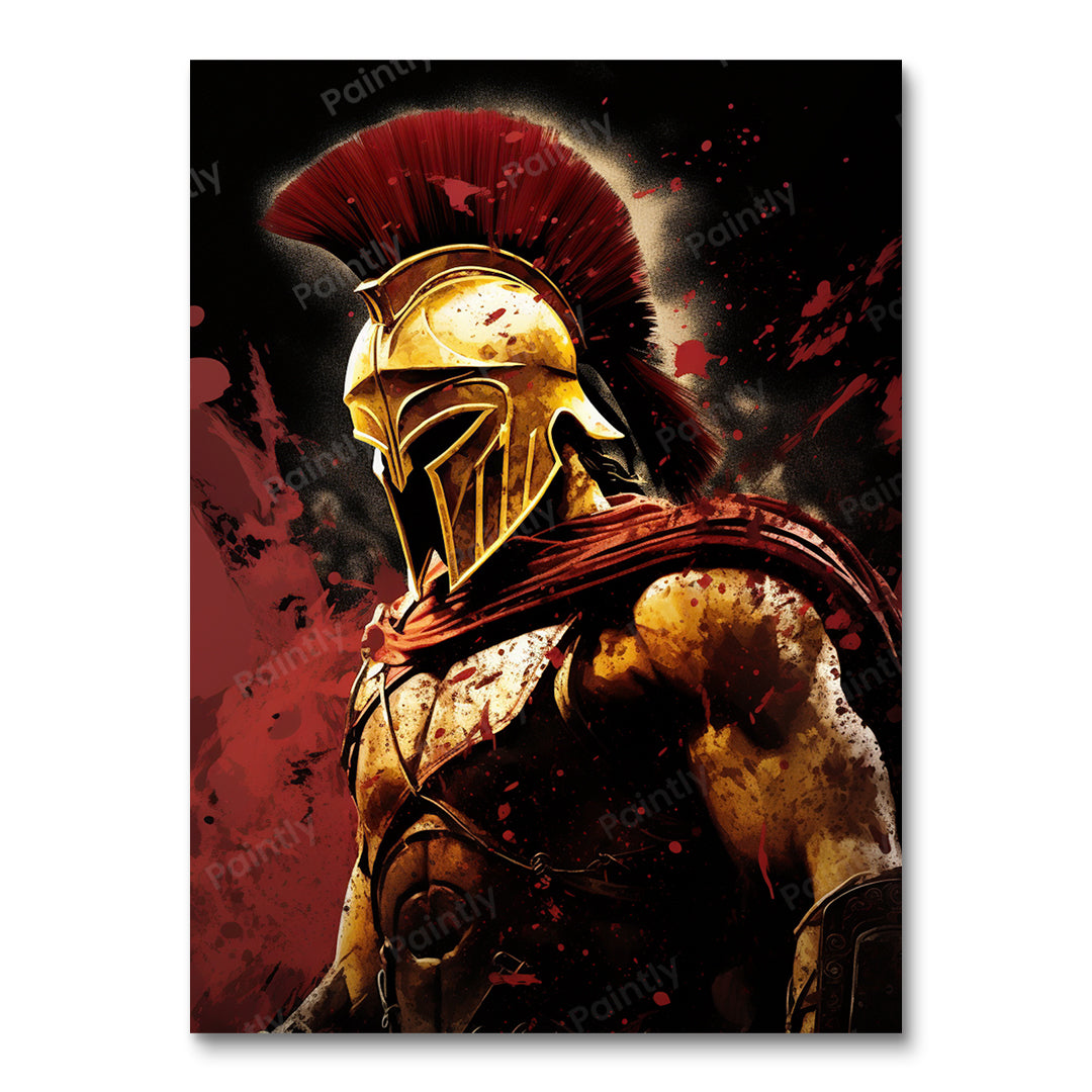 Inkblot Spartan II (Paint by Numbers)