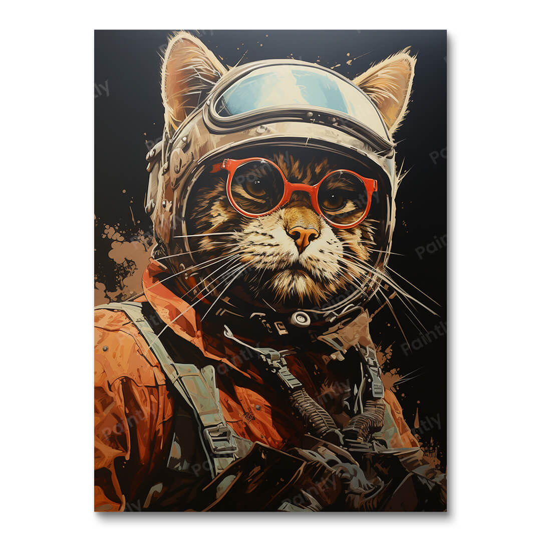 Moto-Meow Revolution II (Paint by Numbers)