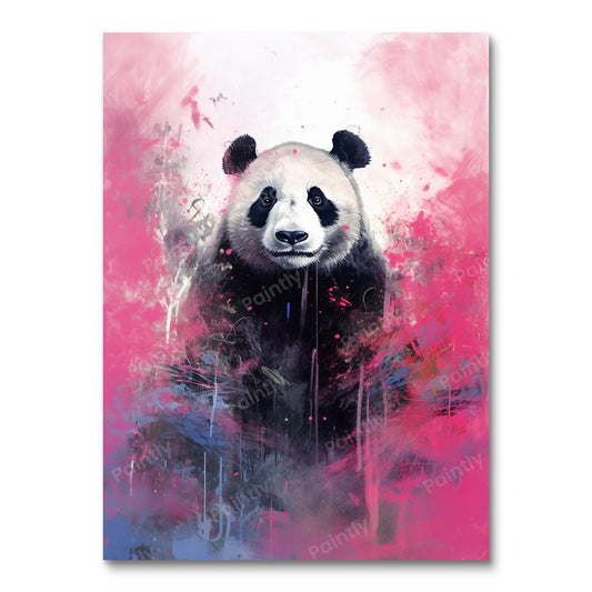 Dripping Panda (Paint by Numbers)