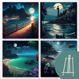 Moonlight Bundle (4 Designs + Free Easel)