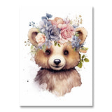Floral Teddy Bliss (Paint by Numbers)