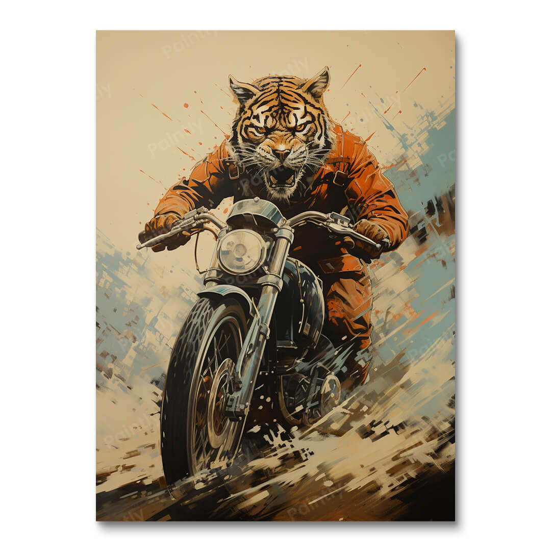 Moto-Meow Revolution III (Paint by Numbers)