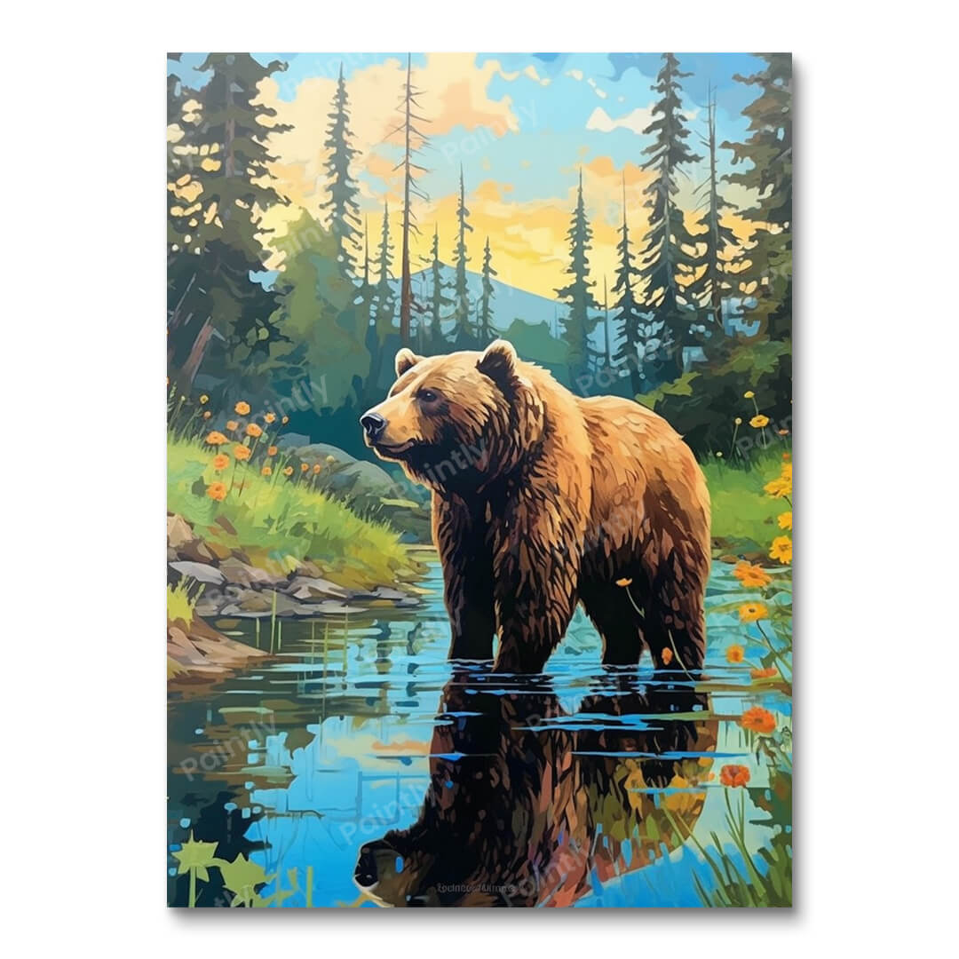 Bear's Haven (Paint by Numbers)
