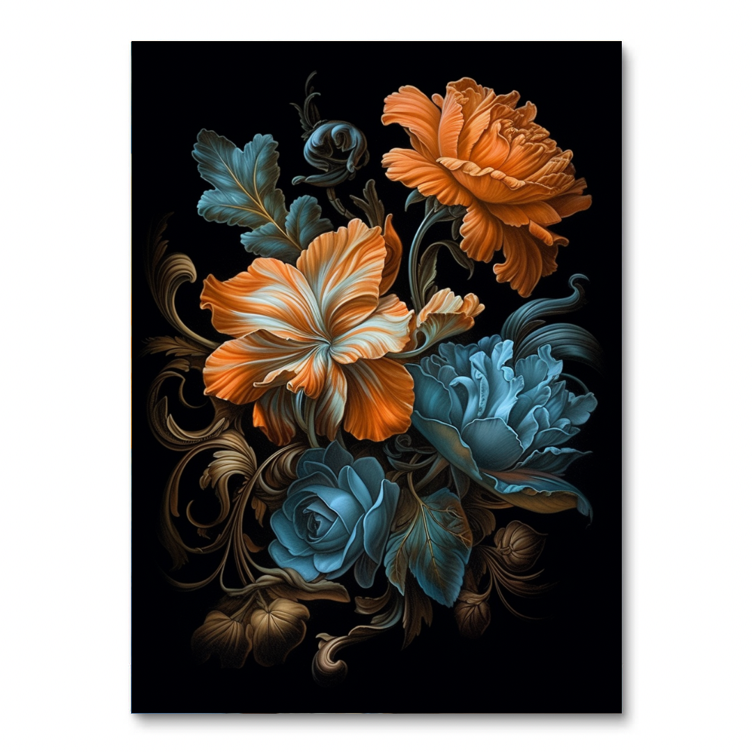Dynamic Flowers (Paint by Numbers)