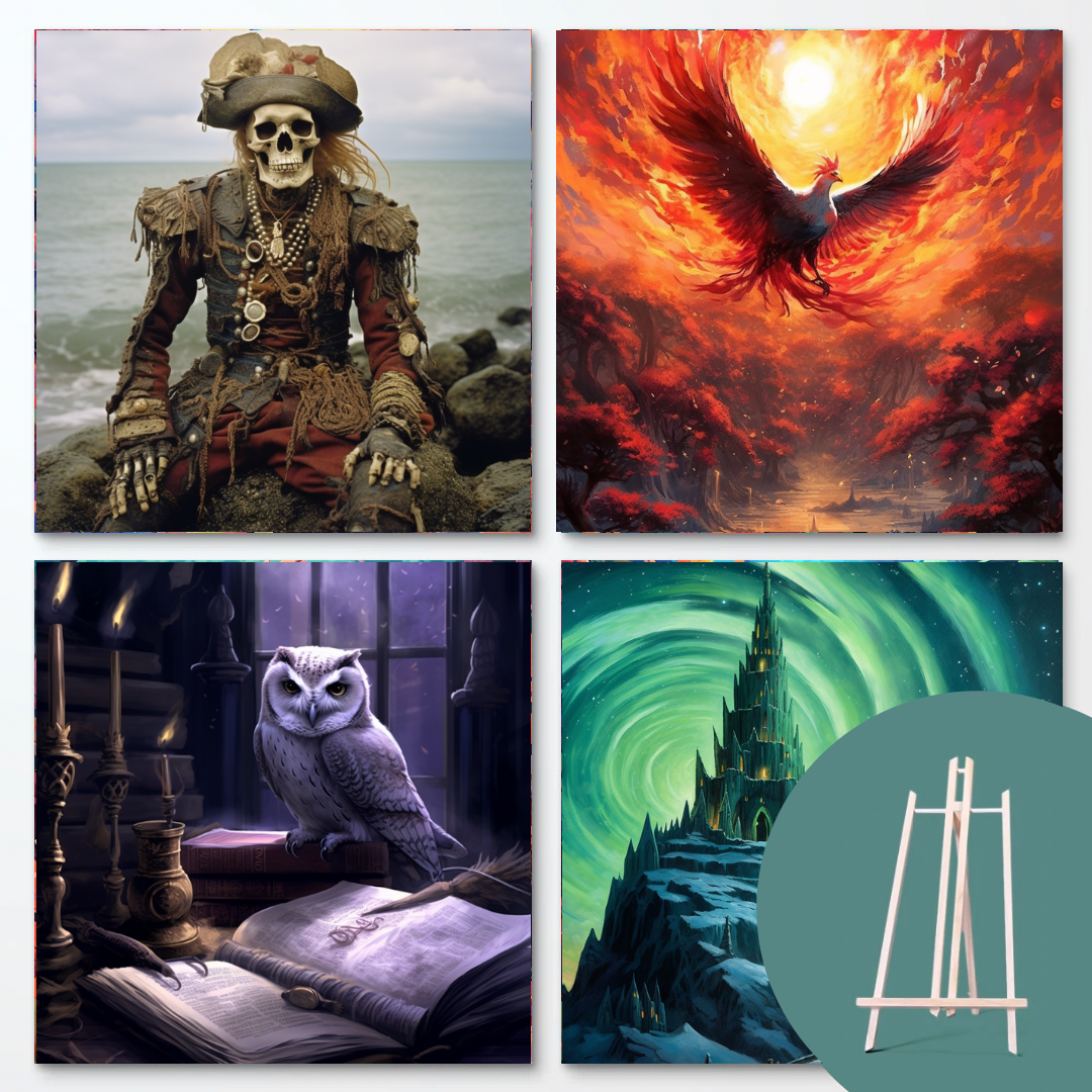 Fantasy Bundle I (4 designs + gratis staffeli)