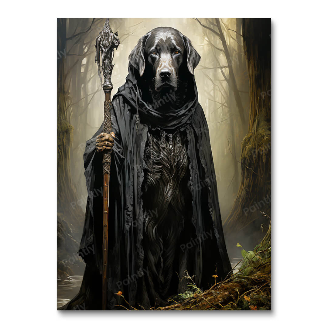 Darkness Dog (Paint by Numbers)