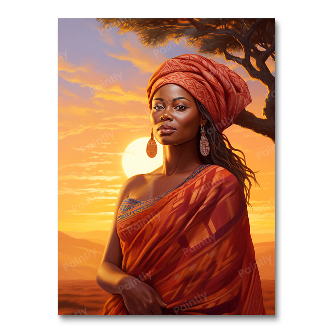 African Grace (Paint by Numbers)