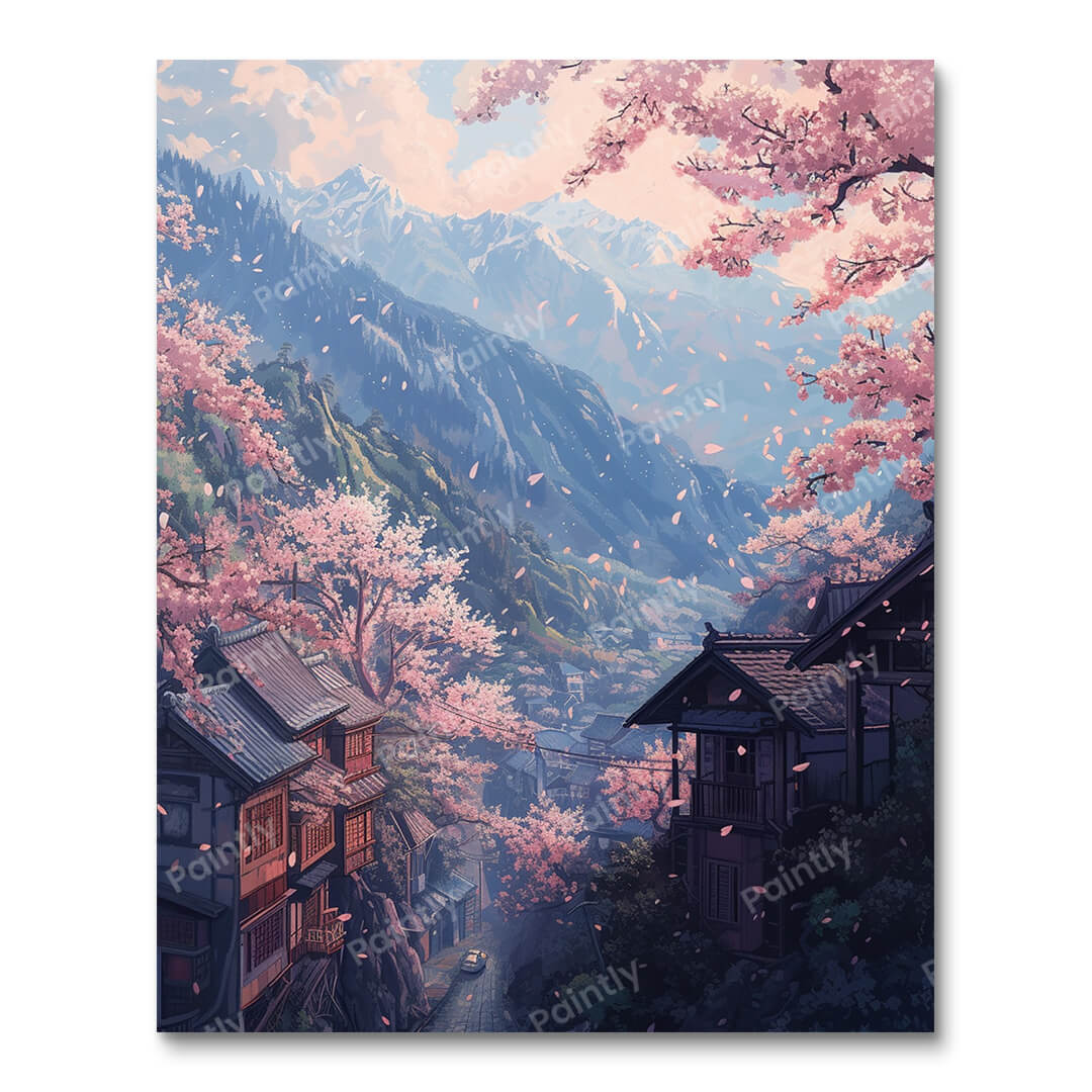 Blossoms of Serenity (Paint by Numbers)