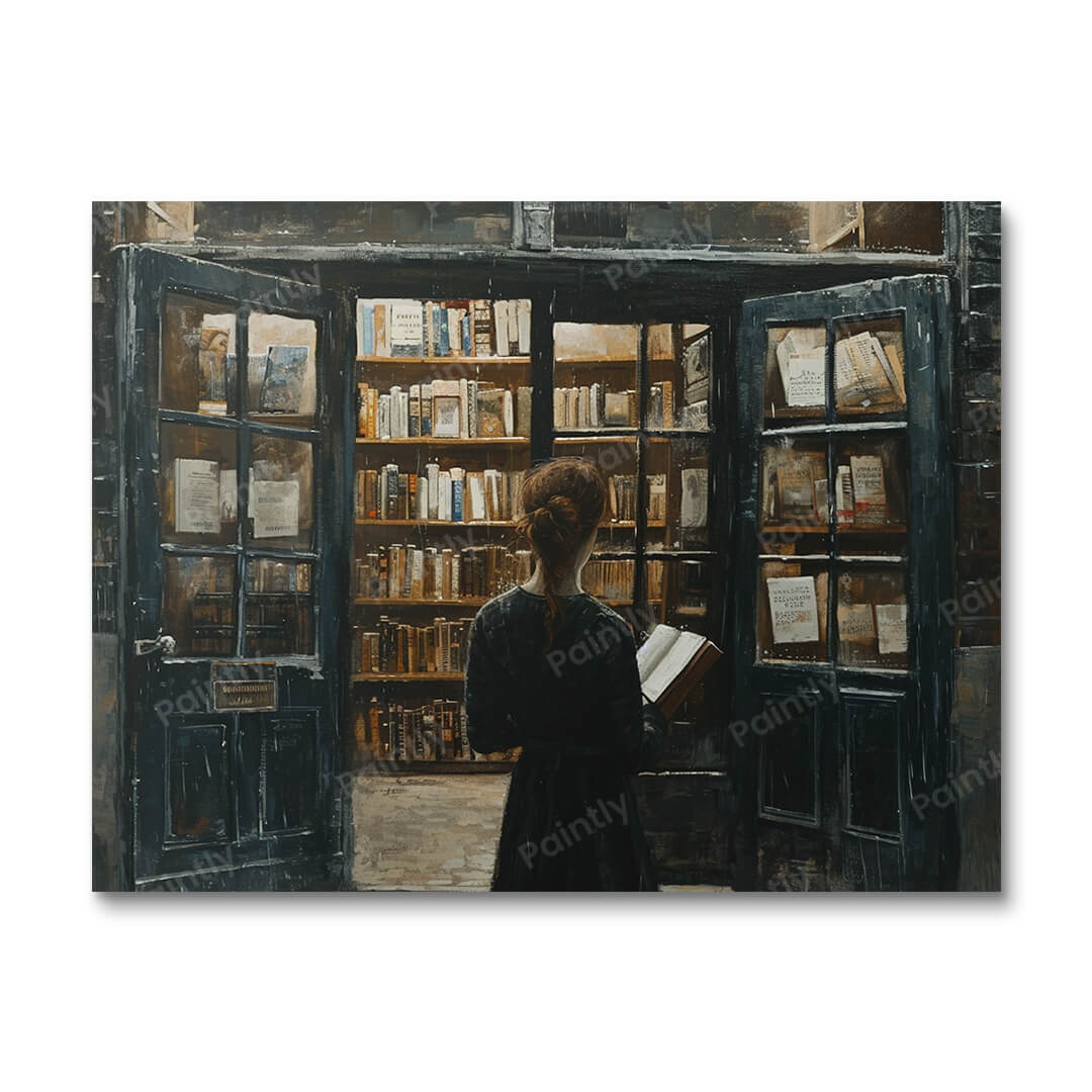 Bookstore Beauty II (Paint by Numbers)