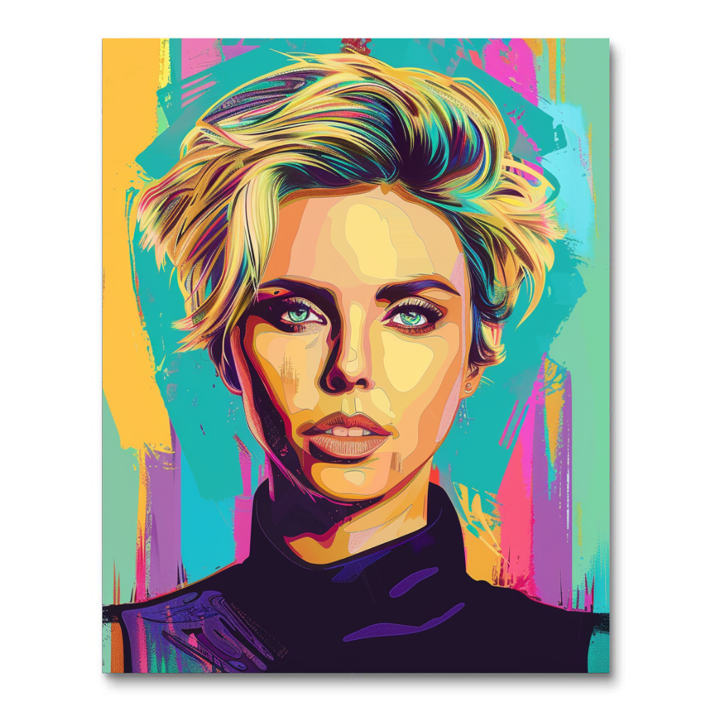 Charlize Theron II (Paint by Numbers)