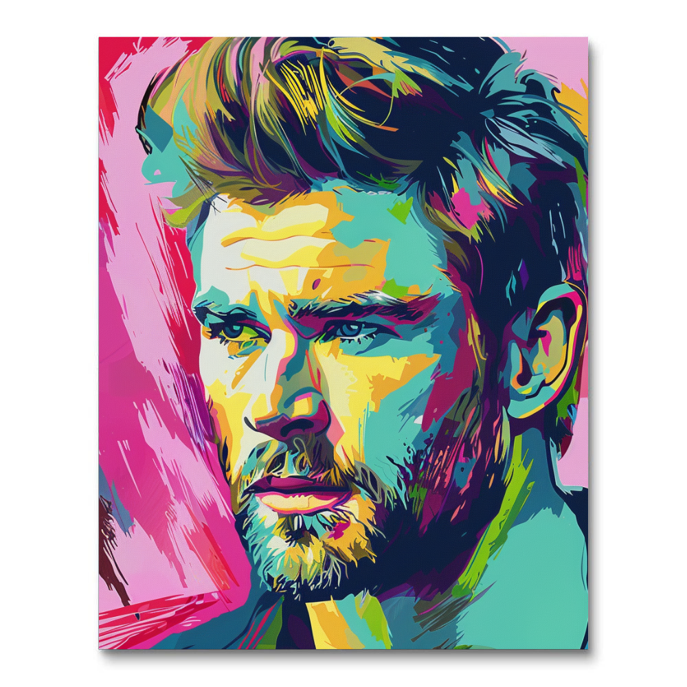 Chris Hemsworth II  (Paint by Numbers)