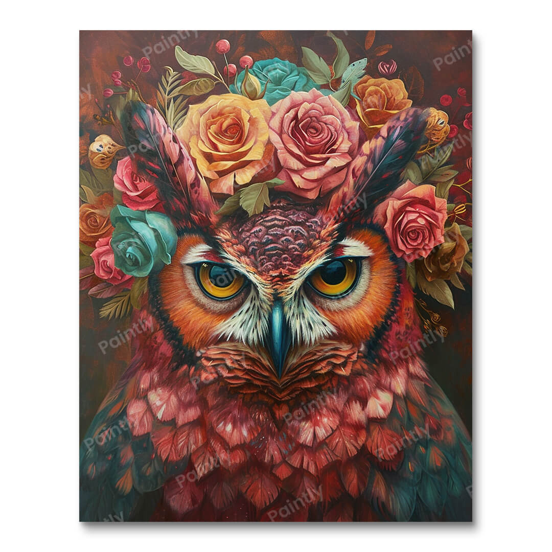 Colorful Owl (Paint by Numbers)