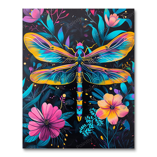 Dragonfly Delight II (Paint by Numbers)