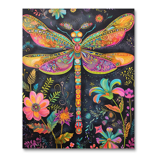 Dragonfly Delight (Paint by Numbers)