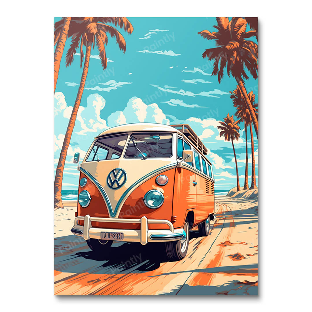 Dreamy Kombi Paradise (Paint by Numbers)