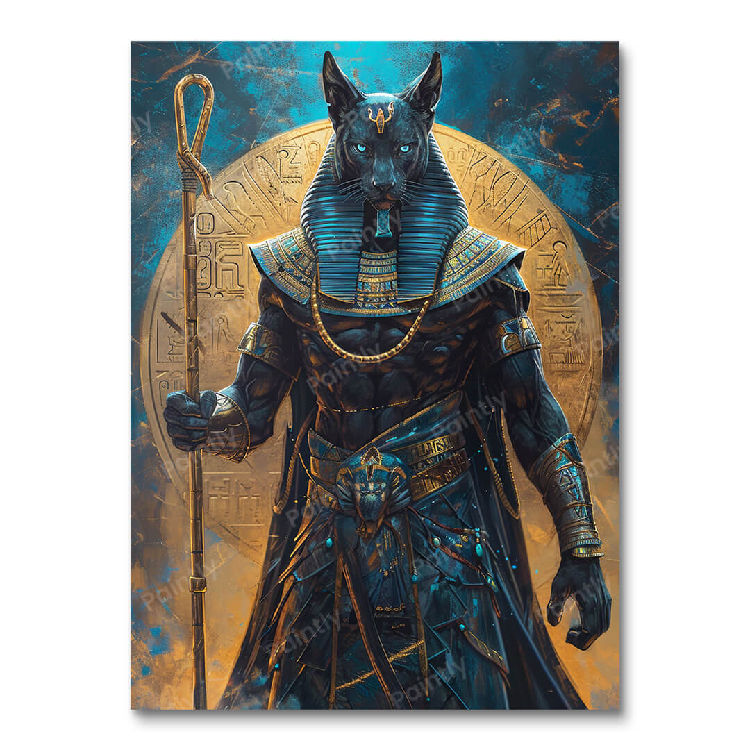 Egyptian God of the Dead Anubis III (Paint by Numbers)