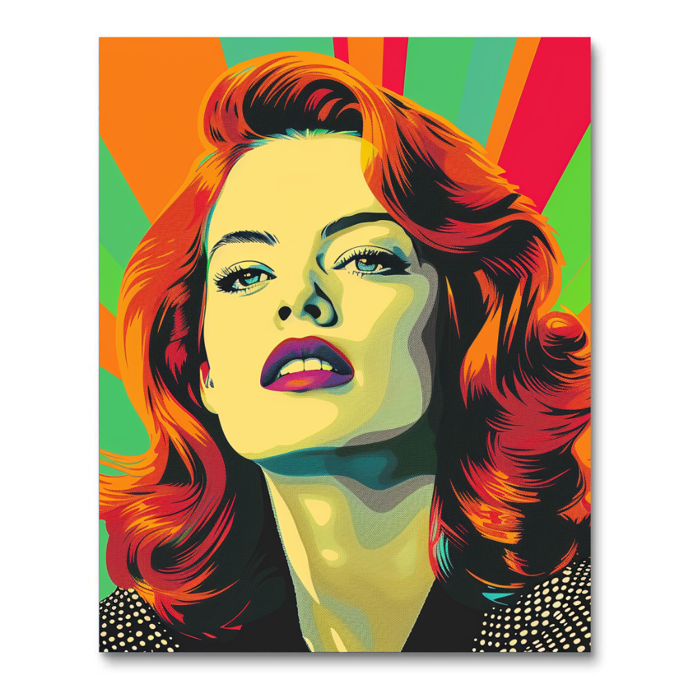 Emma Stone (Paint by Numbers)