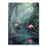Flamingos in the Forest (Paint by Numbers)