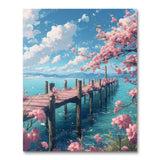 Floral Dock (Paint by Numbers)