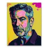 George Clooney II (Paint by Numbers)