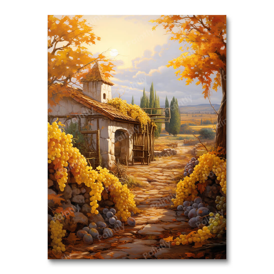 Golden Vineyard II (Paint by Numbers)