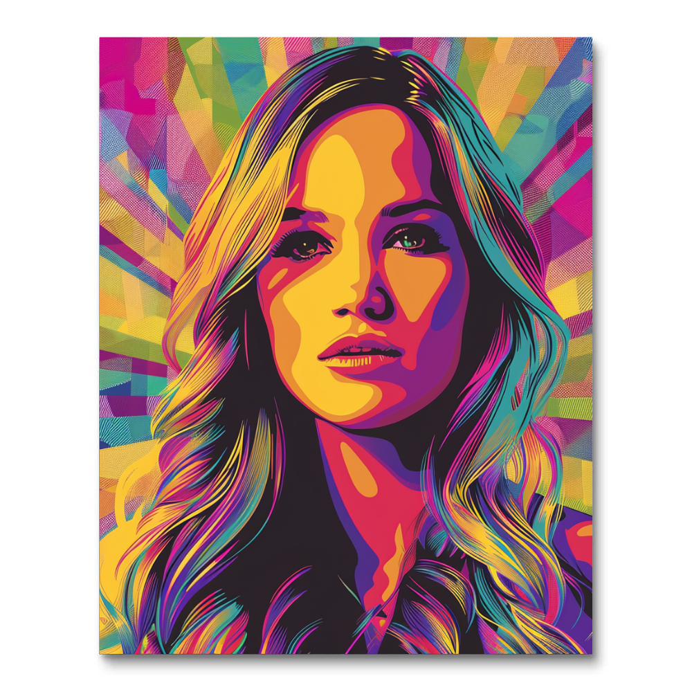 Jennifer Lawrence (Paint by Numbers)