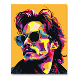 Johnny Depp II (Paint by Numbers)