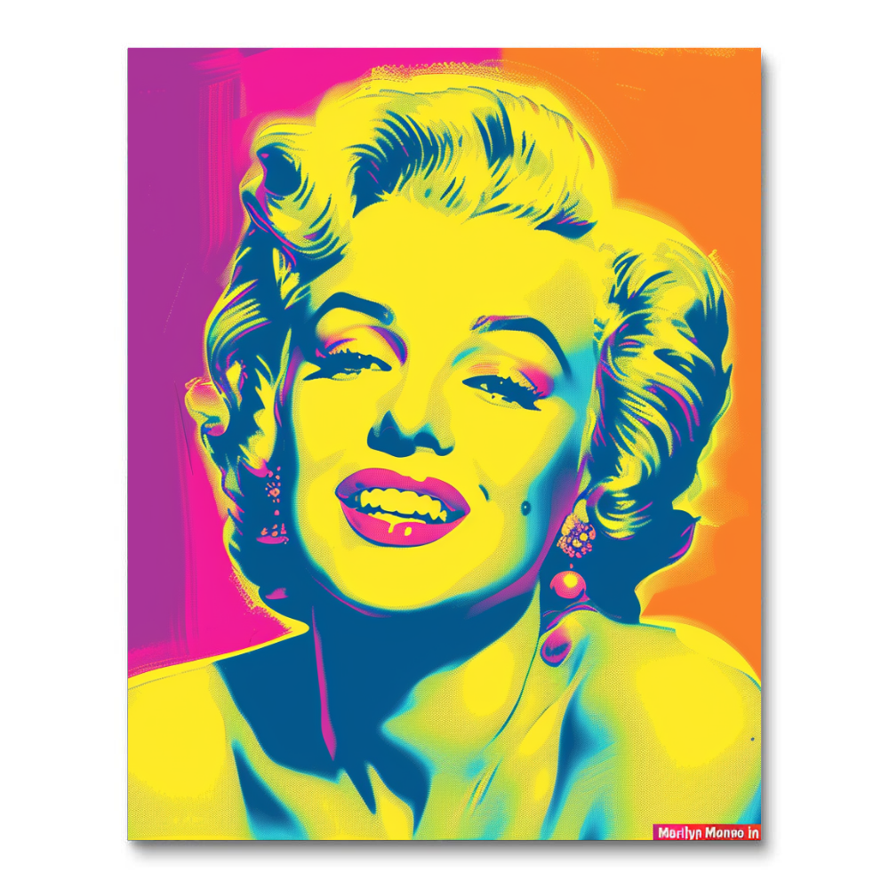 Marilyn in Pop (Paint by Numbers)