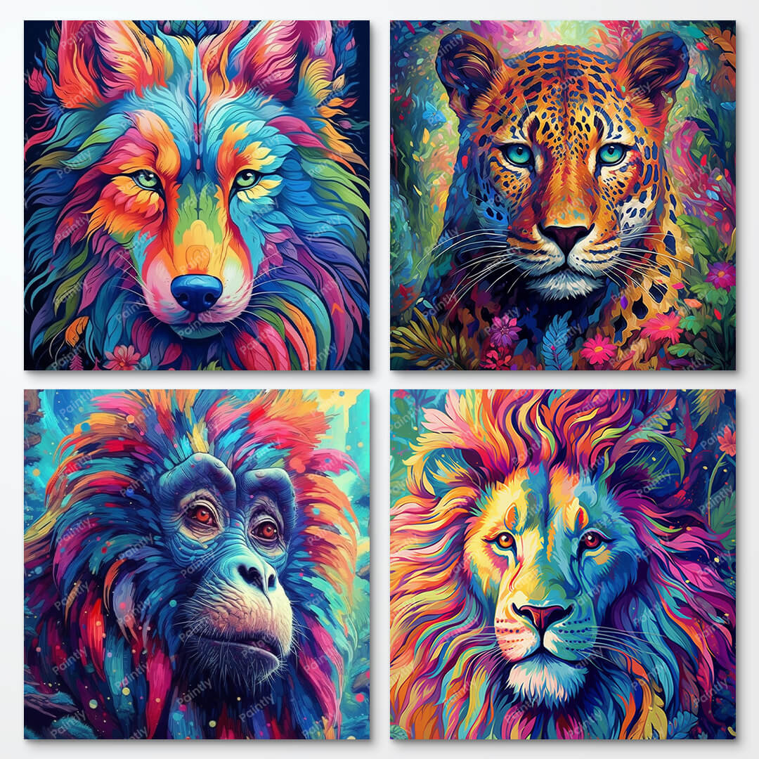 Psychedelic Animal Bundle II (4 Designs)