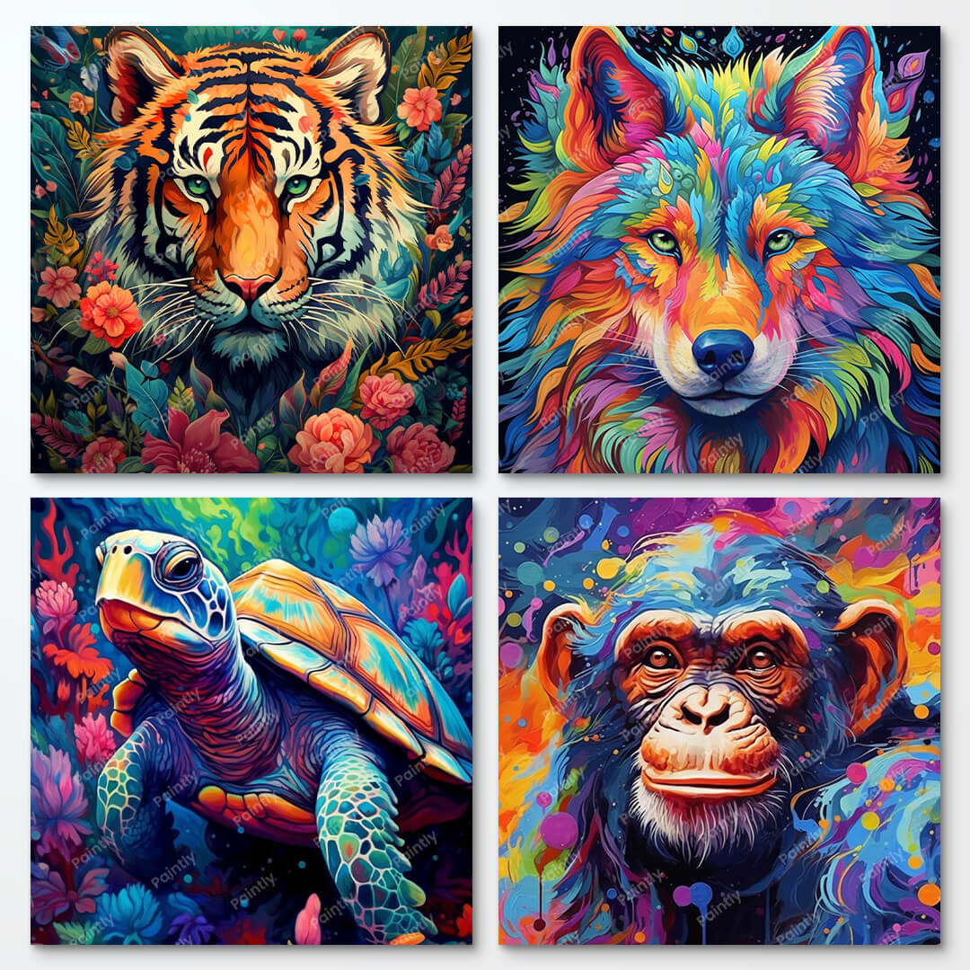 Psychedelic Animal Bundle I (4 Designs)