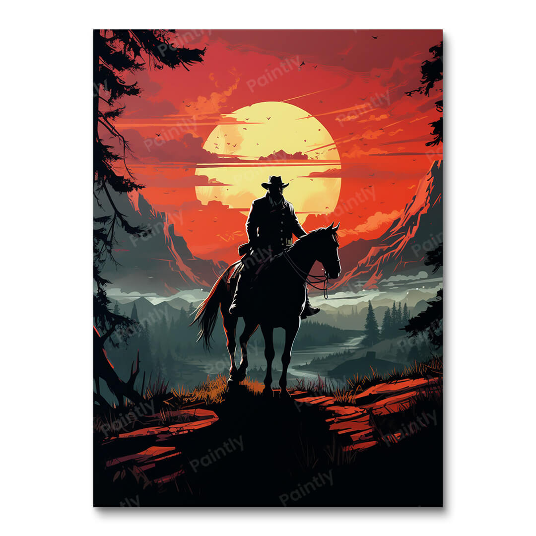 Red Dead Ride III (Paint by Numbers)