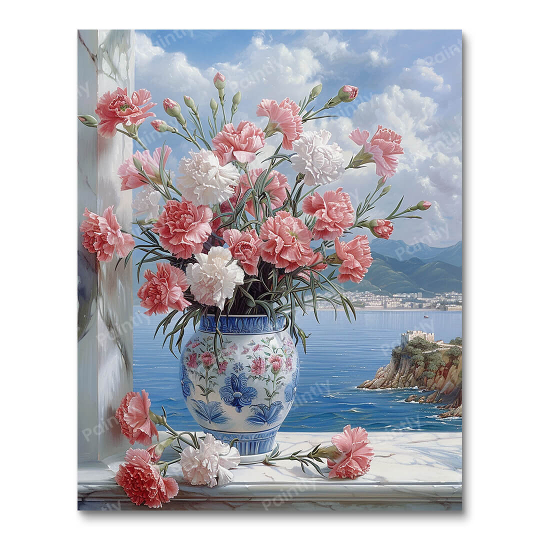 Seashore Blossoms (Paint by Numbers)