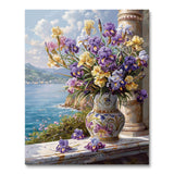 Seaside Iris Scene (Paint by Numbers)