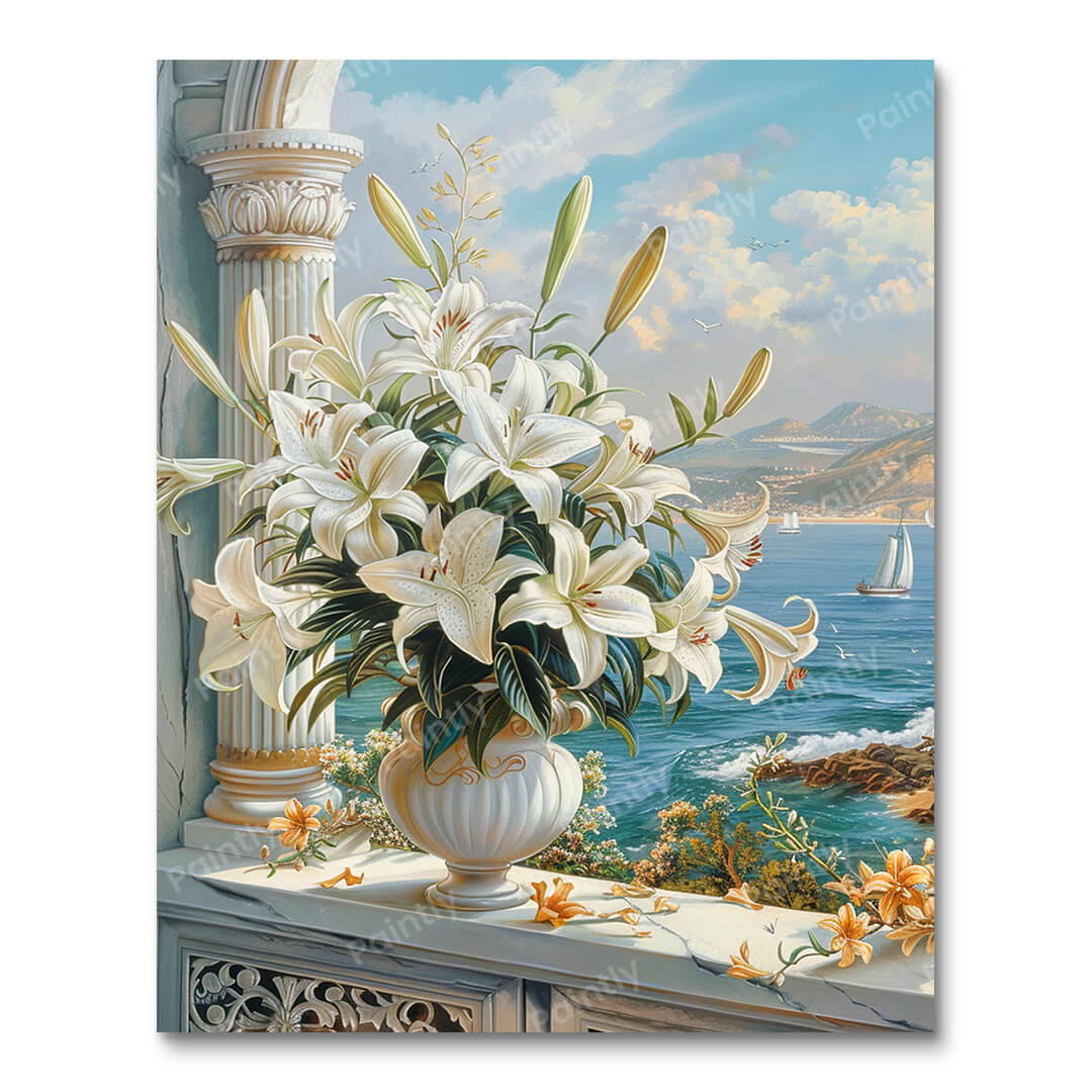 Seaside Lilies (Paint by Numbers)