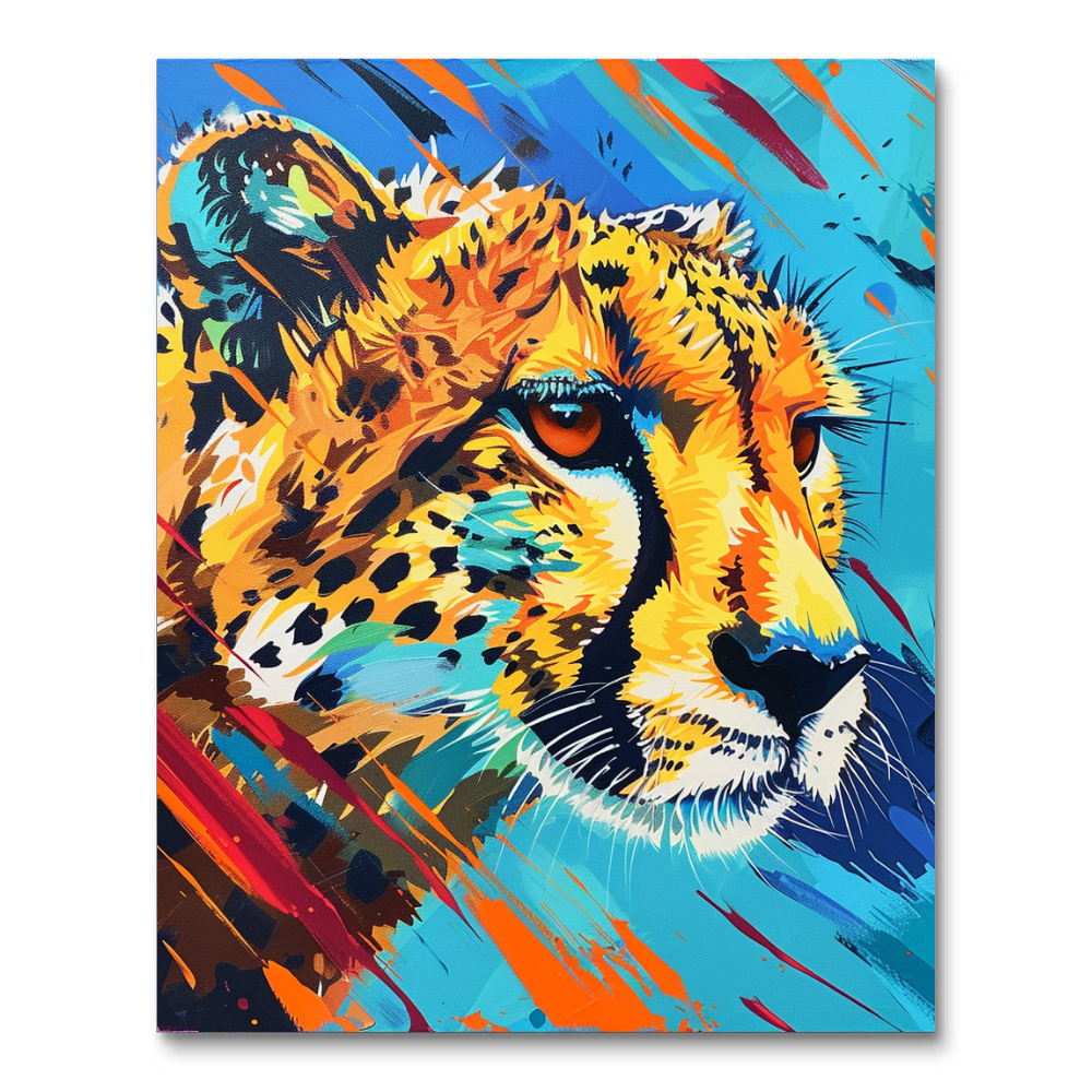 Speedy Cheetah II (Paint by Numbers)