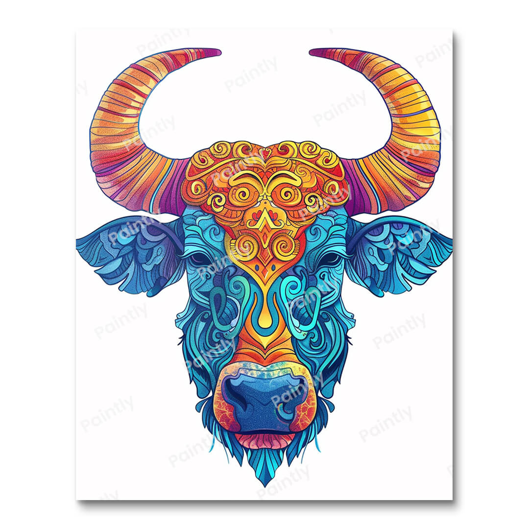 Taurus Zodiac Sign (Paint by Numbers)