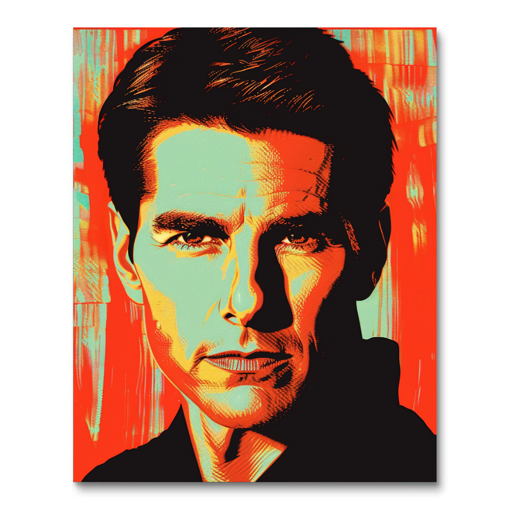 Tom Cruise (Paint by Numbers)